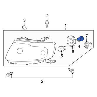 Mazda OE - Front Headlight Bulb