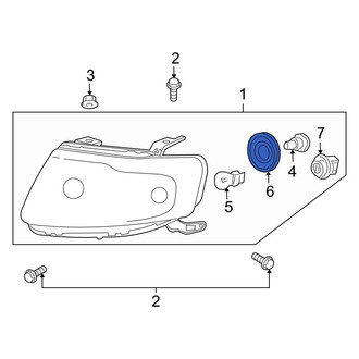 Mazda OE - Front Headlight Socket