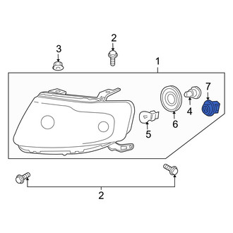 Mazda OE - Front Turn Signal Light Socket