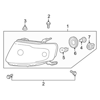 Mazda OE - Front Lamps - Headlamp Components (FULL HYBRID EV-GAS (FHEV))