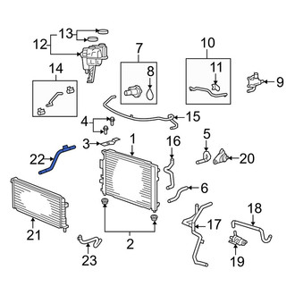 Mazda OE - Upper Radiator Coolant Hose