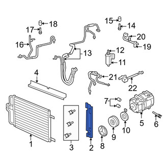 Mazda OE - Left A/C Condenser Seal
