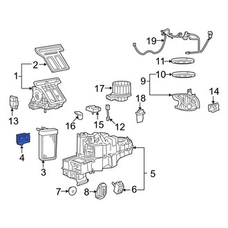 Mazda OE - HVAC Heater Core Seal