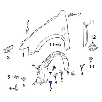 Mazda OE - Fender Liner Retainer