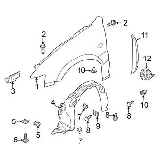 Mazda OE - Fender - Exterior Trim (FULL HYBRID EV-GAS (FHEV))
