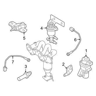 Mazda OE - Emission System - Emission Components