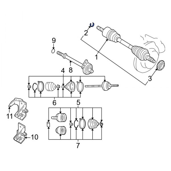 CV Joint Clip