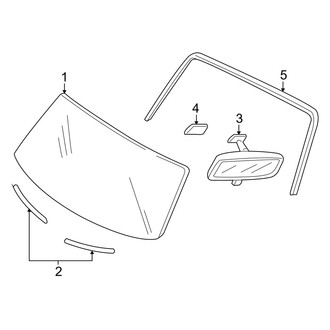 Mazda OE - Windshield - Glass (Hybrid)