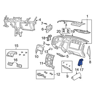 Mazda OE - Right Lower Instrument Panel Air Duct