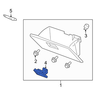 Mazda OE - Front Glove Box Latch
