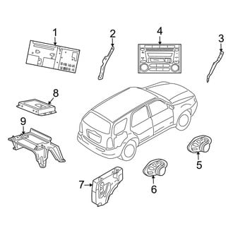Mazda OE - Instrument Panel - Sound System (FULL HYBRID EV-GAS (FHEV))