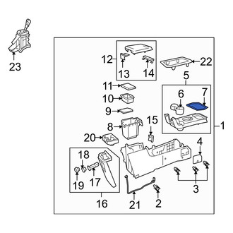 Mazda OE - Console Mat