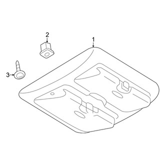 Mazda OE - Overhead Console (W/O Sunroof), (FULL HYBRID EV-GAS (FHEV))