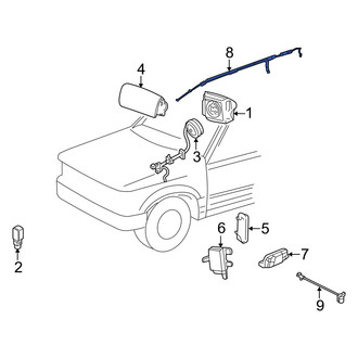 Mazda OE - Right Curtain Air Bag