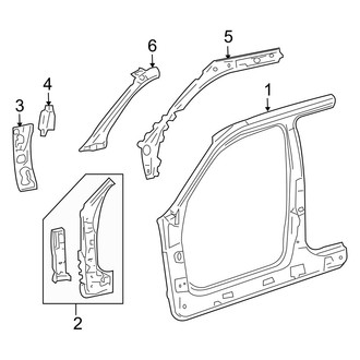 Mazda OE - Pillars, Rocker & Floor - Aperture Panel (FULL HYBRID EV-GAS (FHEV))