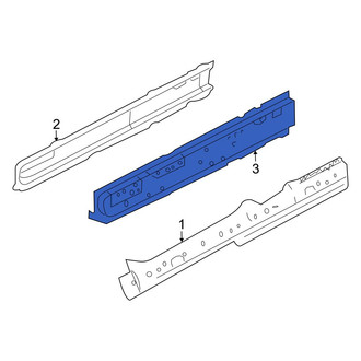Mazda OE - Left Rocker Panel Reinforcement