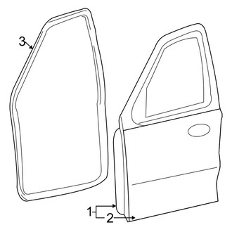 Mazda OE - Front Door - Door & Components (FULL HYBRID EV-GAS (FHEV))