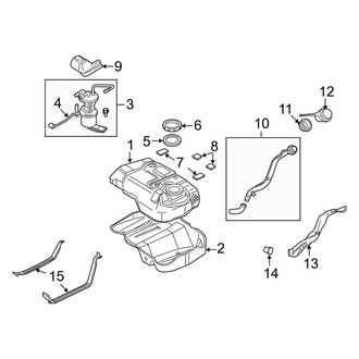 Mazda OE - Fuel System Components