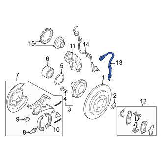 Mazda OE - Rear Left Brake Hydraulic Hose