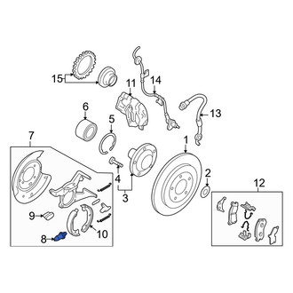 Mazda OE - Rear Parking Brake Adjuster