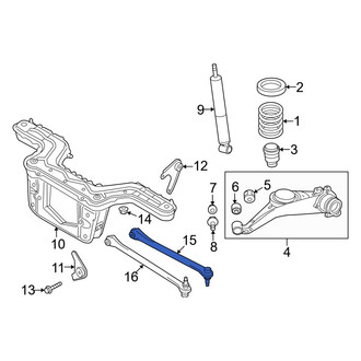 Mazda OE - Rear Left Rearward Suspension Control Arm