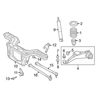 Mazda OE - Rear Suspension - Suspension Components (4WD)