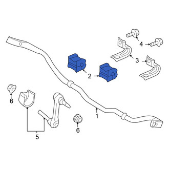 Mazda OE - Rear Suspension Stabilizer Bar Bushing