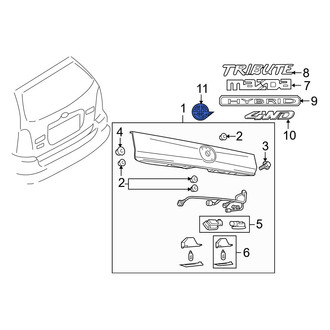 Mazda OE - Rear Hatch Emblem