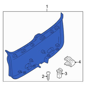 Mazda OE - Rear Liftgate Trim Cover