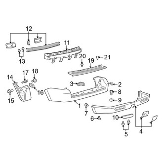 Mazda OE - Rear Bumper - Bumper & Components (Hybrid)