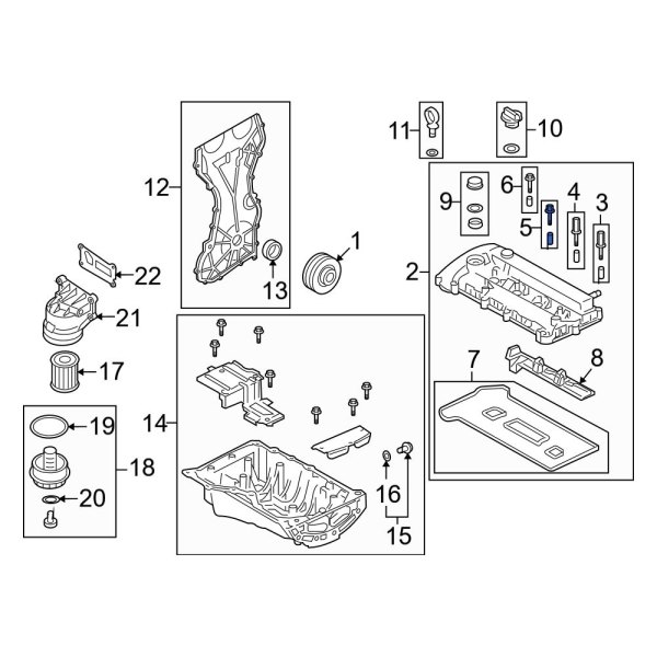 Engine Valve Cover Bolt