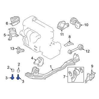 Mazda OE - Engine Cradle Bolt