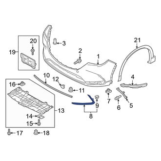 Mazda OE - Front Left Bumper Trim