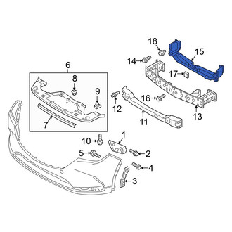 Mazda OE - Front Radiator Support Air Duct