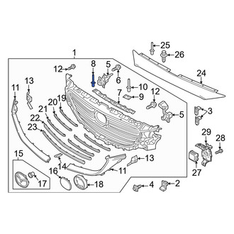 Mazda OE - Grille Rivet