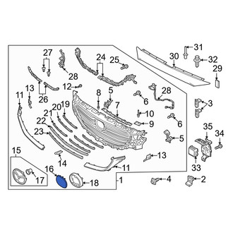 Mazda OE - Front Grille Emblem