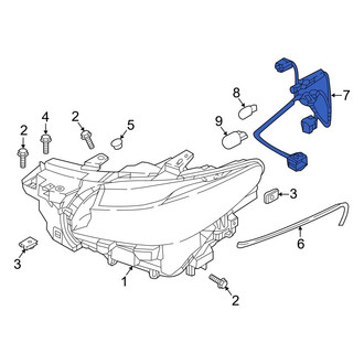 Mazda OE - Front Headlight Wiring Harness