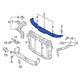 Mazda OE - Front Radiator Support Tie Bar