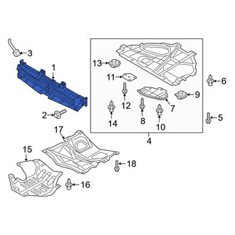 Mazda OE - Front Radiator Shutter Assembly
