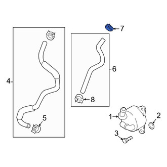 Mazda OE - Exhaust Gas Recirculation (EGR) Cooler Hose Clamp