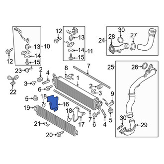 Mazda OE - Right Intercooler Seal