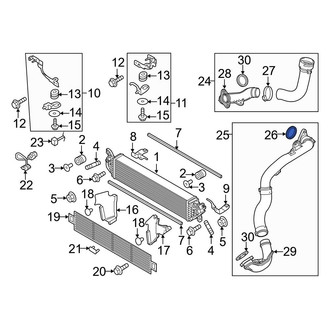 Mazda OE - Left Upper Intercooler Pipe O-Ring
