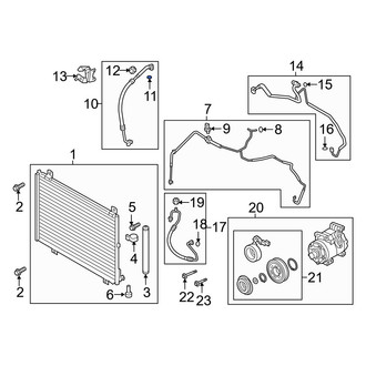 Mazda OE - A/C Refrigerant Line O-Ring