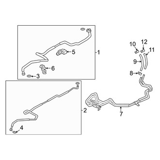 Mazda OE - Air Conditioner & Heater - Rear A/C Lines