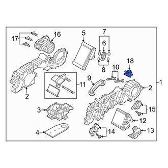 Mazda OE - Rear HVAC Blower Motor Resistor