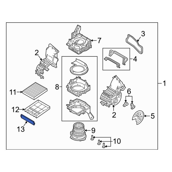 Cabin Air Filter Cover