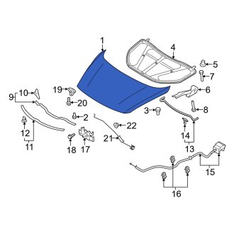 Mazda CX-9 Replacement Hoods | Hinges, Supports – CARiD.com