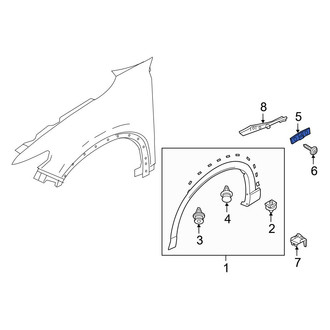 Mazda OE - Wheel Arch Molding Bracket