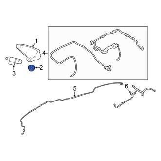 Mazda OE - Radio Antenna Base Nut