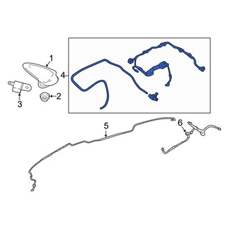 Mazda OE - Rear Antenna Cable